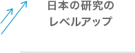 日本の研究のレベルアップ