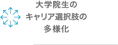 大学院生のキャリア選択肢の多様化